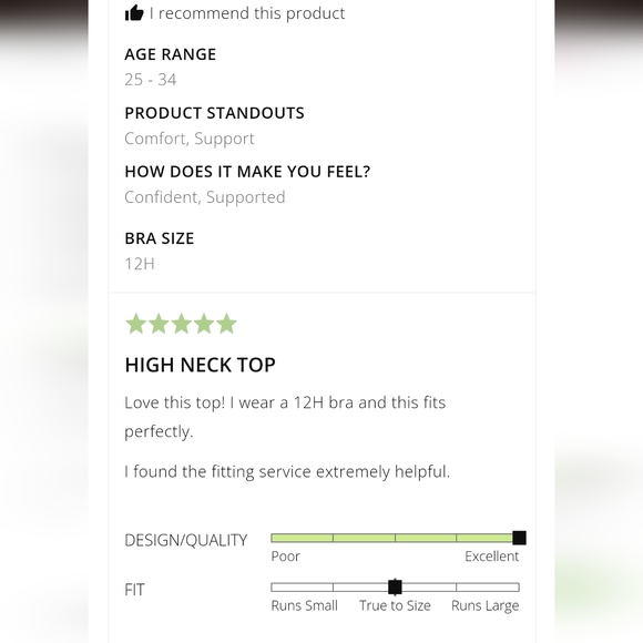 Lilly and Lime high neck top Like new condition (medium D/E) 34E - Picture 9 of 14